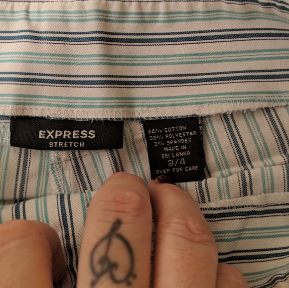 3/$25-Express striped shorts - Picture 3 of 3